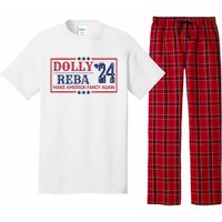 Vintage Dolly And Reba 2024 Make America Fancy Again America Style Pajama Set