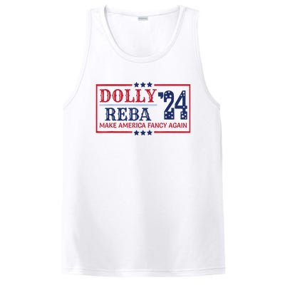 Vintage Dolly And Reba 2024 Make America Fancy Again America Style PosiCharge Competitor Tank