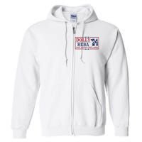 Vintage Dolly And Reba 2024 Make America Fancy Again America Style Full Zip Hoodie