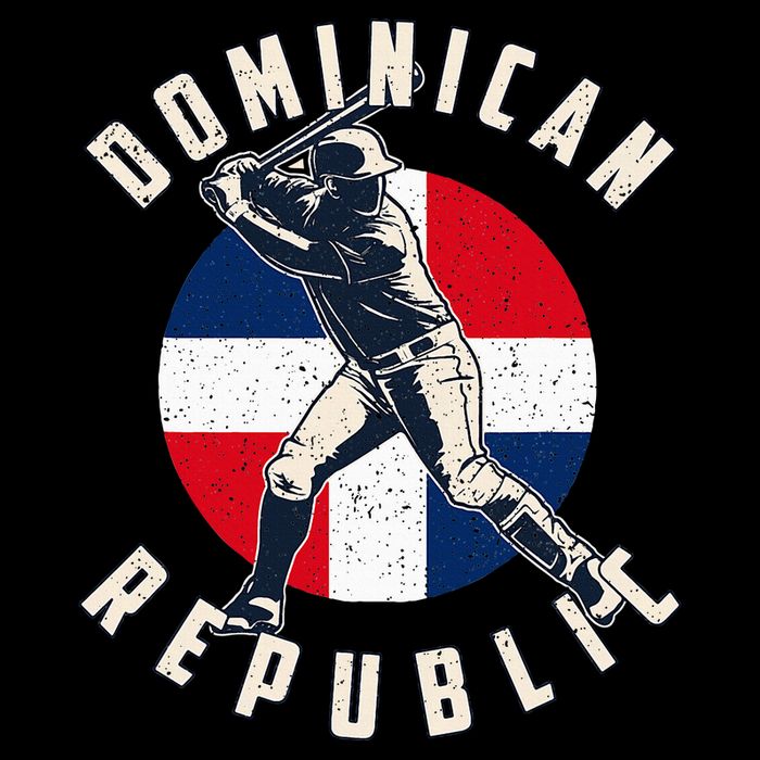Vintage Dominican Baseball Batter Dominican Republic Flag Womens Tank Top