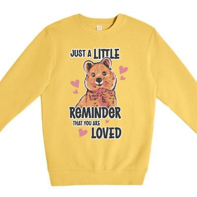 Valentines Day Bear Lovely Heart Relationship Roce Love Funny Gift Premium Crewneck Sweatshirt