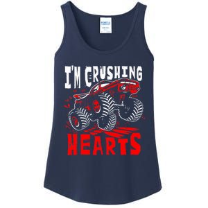 Valentines Day Big Truck Off Road Racing Ladies Essential Tank