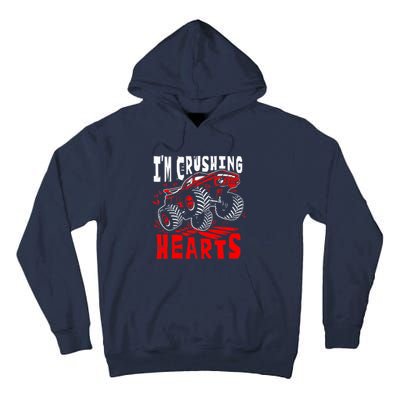 Valentines Day Big Truck Off Road Racing Tall Hoodie