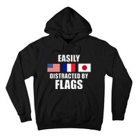 Vexillology Distracted By Flags Hoodie