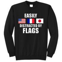 Vexillology Distracted By Flags Sweatshirt