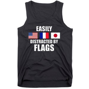 Vexillology Distracted By Flags Tank Top