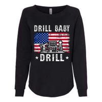 Vintage Drill Baby Drill Trump 2024 4th Of July Political Womens California Wash Sweatshirt