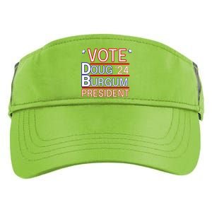 Vote Doug Burgum 2024 Doug Burgum For Presidential Election Adult Drive Performance Visor