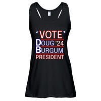 Vote Doug Burgum 2024 Doug Burgum For Presidential Election Ladies Essential Flowy Tank