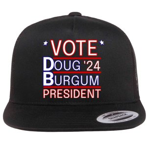 Vote Doug Burgum 2024 Doug Burgum For Presidential Election Flat Bill Trucker Hat