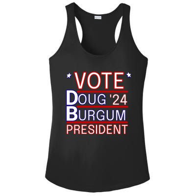 Vote Doug Burgum 2024 Doug Burgum For Presidential Election Ladies PosiCharge Competitor Racerback Tank