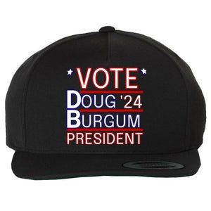 Vote Doug Burgum 2024 Doug Burgum For Presidential Election Wool Snapback Cap