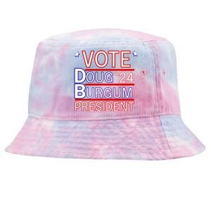 Vote Doug Burgum 2024 Doug Burgum For Presidential Election Tie-Dyed Bucket Hat