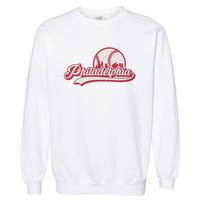 Vintage Distressed Baseball Lovers Garment-Dyed Sweatshirt