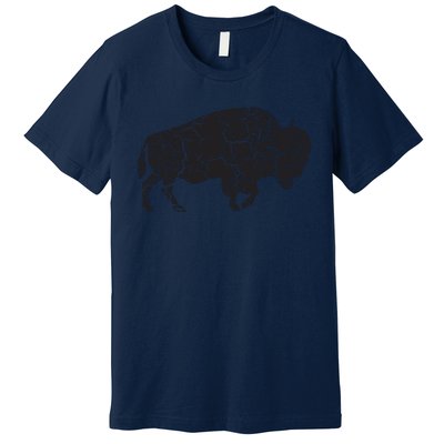 Vintage Distressed Bison Premium T-Shirt