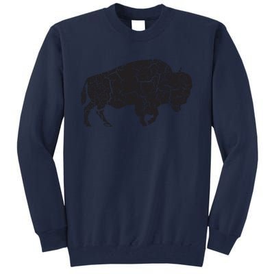 Vintage Distressed Bison Tall Sweatshirt