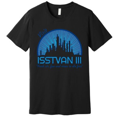 Visit (Dark Blue) Premium T-Shirt