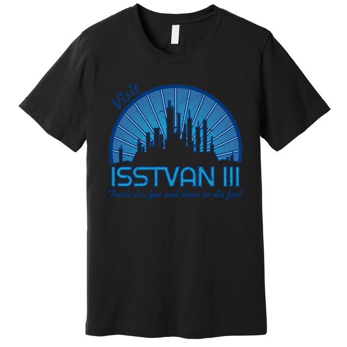 Visit (Dark Blue) Premium T-Shirt