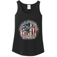 Vintage Distress Been Sellin My Soul For Bullshit Pay Flag Ladies Essential Tank