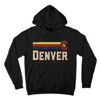 Vintage Denver Basketball CO Retro Bball Denver Tall Hoodie