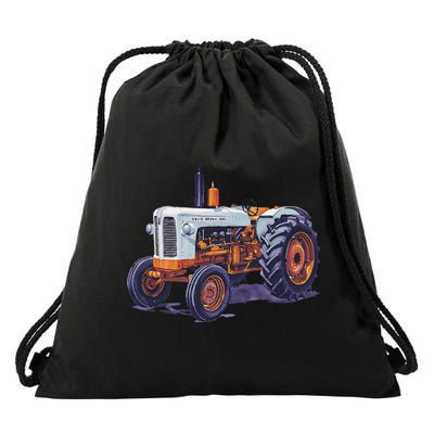 Vintage David Brown Utility Tractor 995 Farming Drawstring Bag