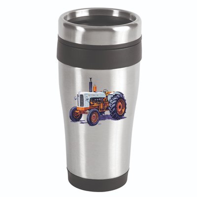 Vintage David Brown Utility Tractor 995 Farming 16oz Travel Tumbler