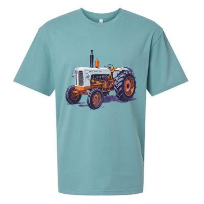 Vintage David Brown Utility Tractor 995 Farming Sueded Cloud Jersey T-Shirt