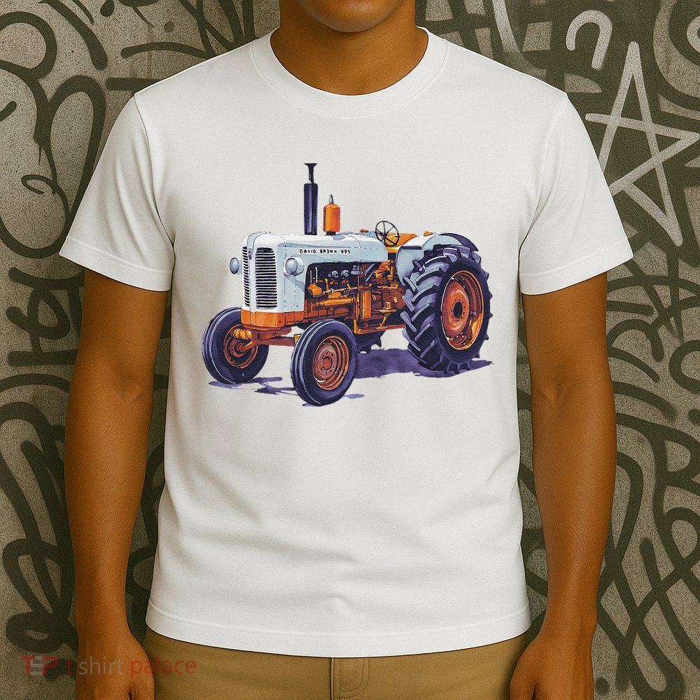 Vintage David Brown Utility Tractor 995 Farming T-Shirt