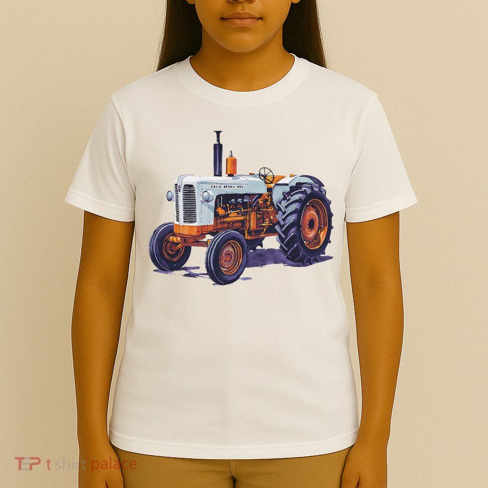Vintage David Brown Utility Tractor 995 Farming T-Shirt