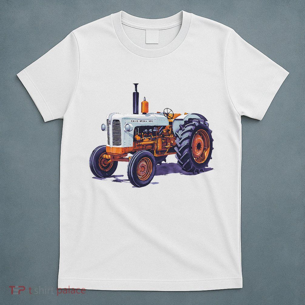 Vintage David Brown Utility Tractor 995 Farming T-Shirt