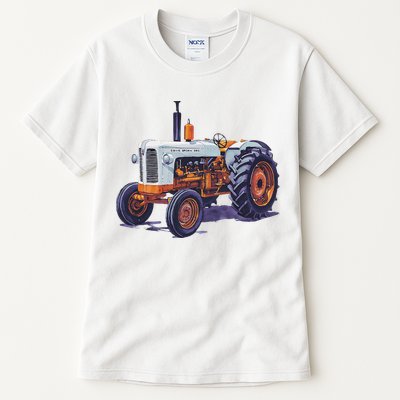 Vintage David Brown Utility Tractor 995 Farming Tall T-Shirt
