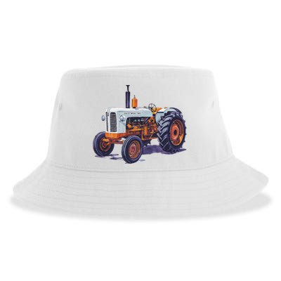 Vintage David Brown Utility Tractor 995 Farming Sustainable Bucket Hat