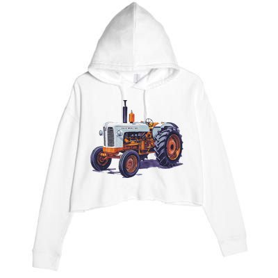 Vintage David Brown Utility Tractor 995 Farming Crop Fleece Hoodie
