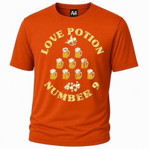 Valentines Day Beer Potions For Love Cupid Valentine's Humor Gift Cooling Performance Crew T-Shirt