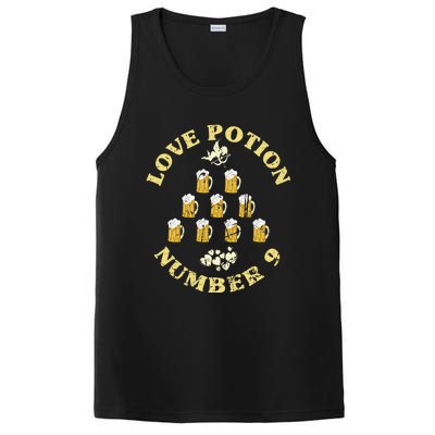 Valentines Day Beer Potions For Love Cupid Valentine's Humor Gift PosiCharge Competitor Tank