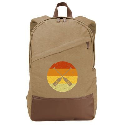 Vintage Dragon Boat Meaningful Gift Cotton Canvas Backpack