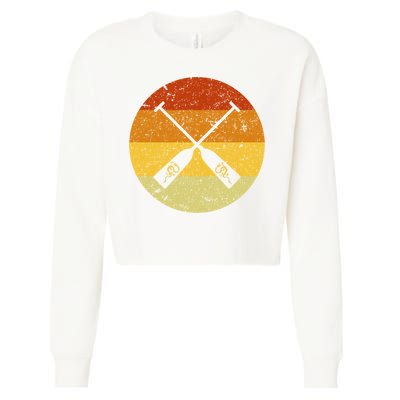 Vintage Dragon Boat Meaningful Gift Cropped Pullover Crew