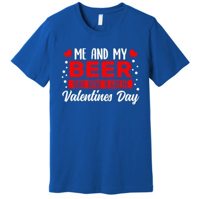 Valentines Day Beer Lover Er Brewer Alcohol Funny Gift Premium T-Shirt