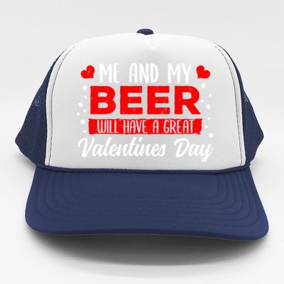 Valentines Day Beer Lover Er Brewer Alcohol Funny Gift Trucker Hat