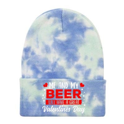 Valentines Day Beer Lover Er Brewer Alcohol Funny Gift Tie Dye 12in Knit Beanie