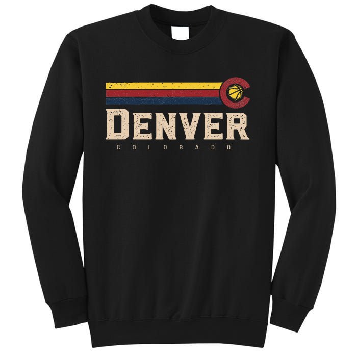 Vintage Denver Basketball CO Tee Retro Bball Denver Sweatshirt