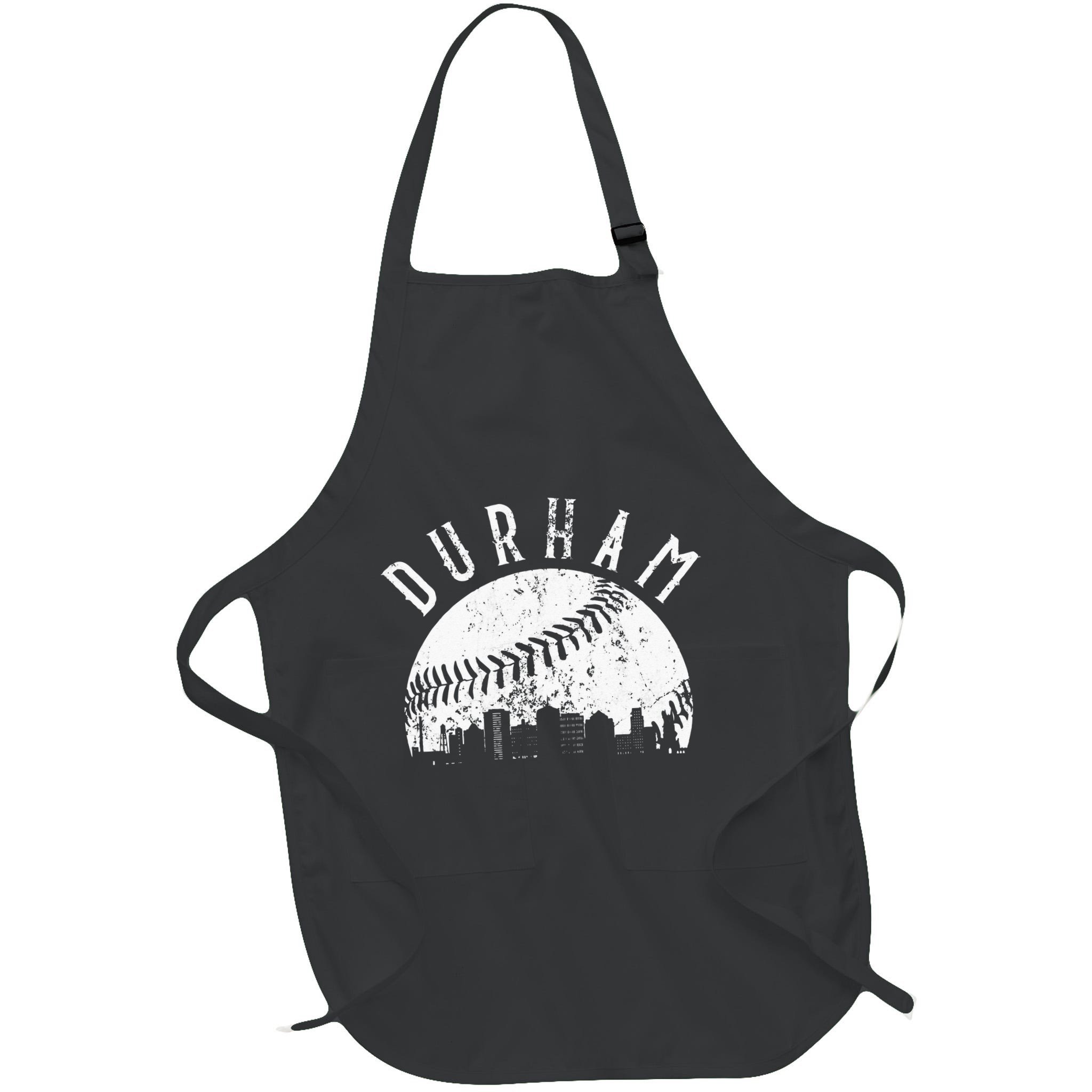 Vintage Durham Baseball Skyline Apparel Apron