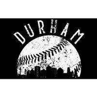 Vintage Durham Baseball Skyline Apparel Bumper Sticker