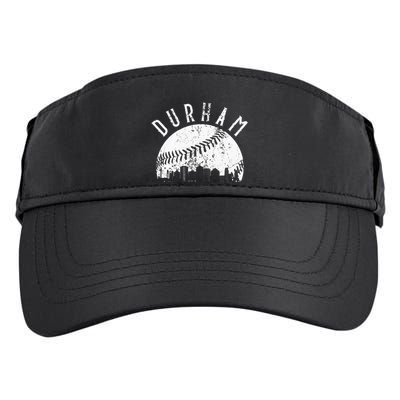 Vintage Durham Baseball Skyline Apparel Adult Drive Performance Visor