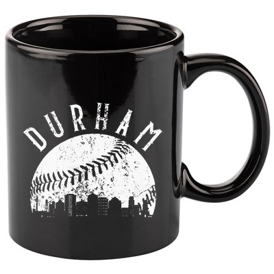Vintage Durham Baseball Skyline Apparel 11oz C Handle Ceramic Mug