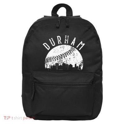 Vintage Durham Baseball Skyline Apparel 16 in Basic Backpack
