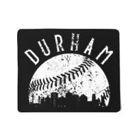 Vintage Durham Baseball Skyline Apparel Mousepad