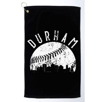 Vintage Durham Baseball Skyline Apparel Platinum Collection Golf Towel