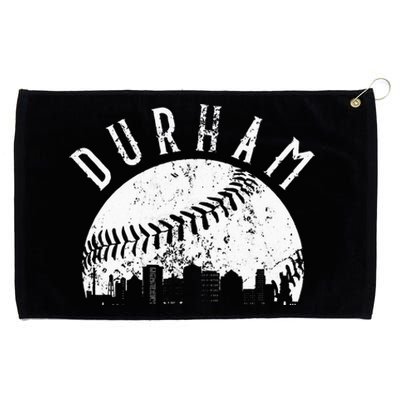 Vintage Durham Baseball Skyline Apparel Grommeted Golf Towel