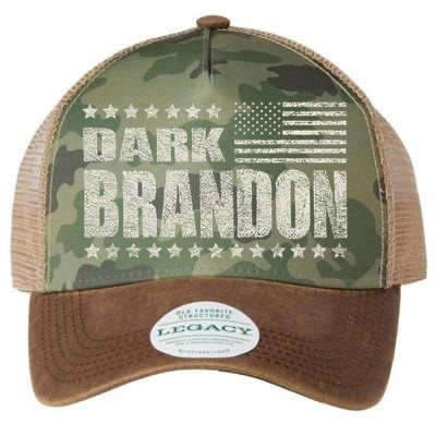 Vintage Dark Brandon Funny Biden Legacy Tie Dye Trucker Hat